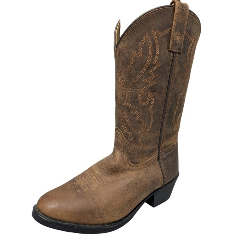 Smoky Mountain Boots Women Size 4D Brown‎ Lather Upper Western Cowgirl Boots